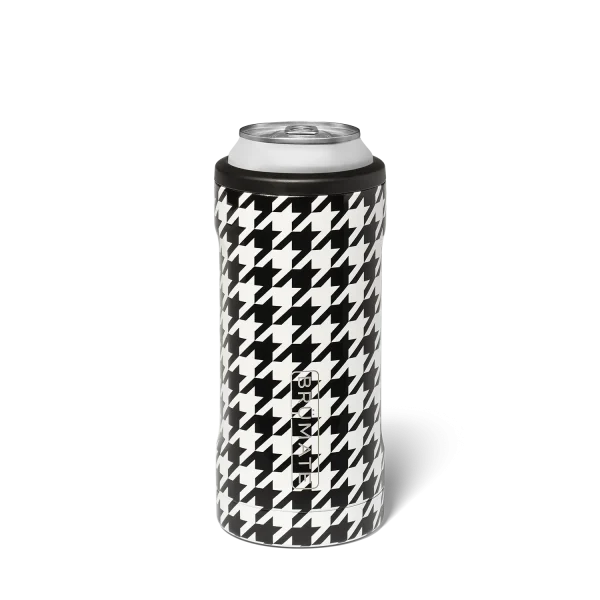 Hopsulator Slim Onyx Leopard | 12oz Houndstooth
