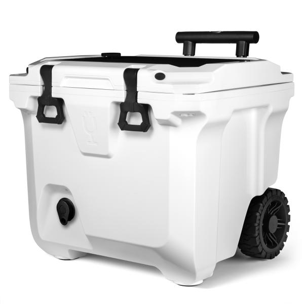 BrüTank 35-Quart Rolling Cooler Ice White