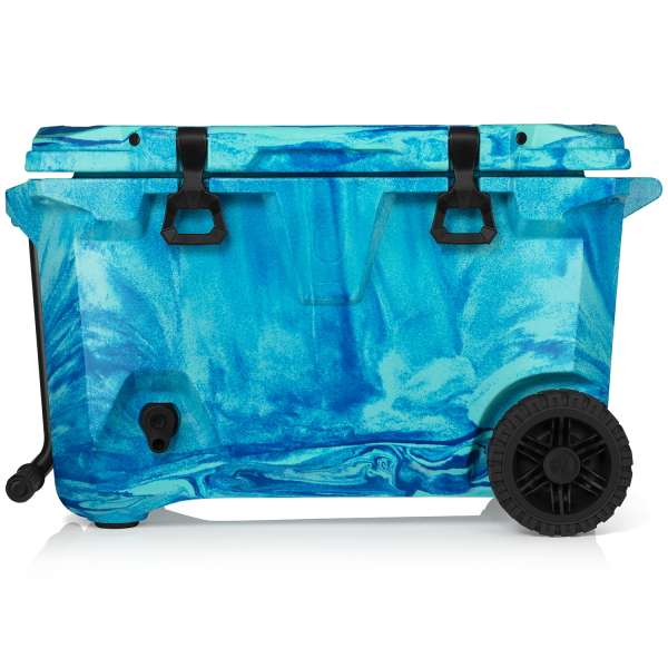 BrüTank 55-Quart Rolling Cooler Ocean Swirl