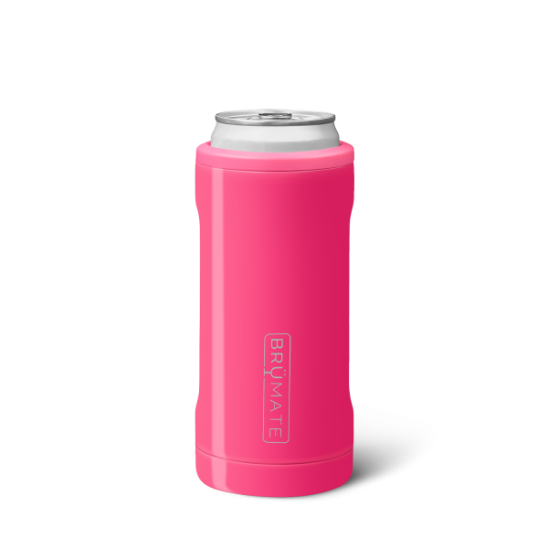 Hopsulator Slim Neon Pink | 12oz Slim Cans